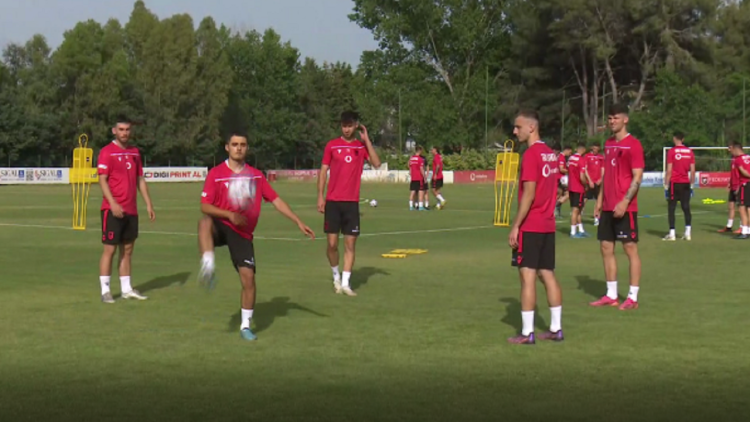 Albania launches the “Nations League” mission, 29 footballers present in the first training