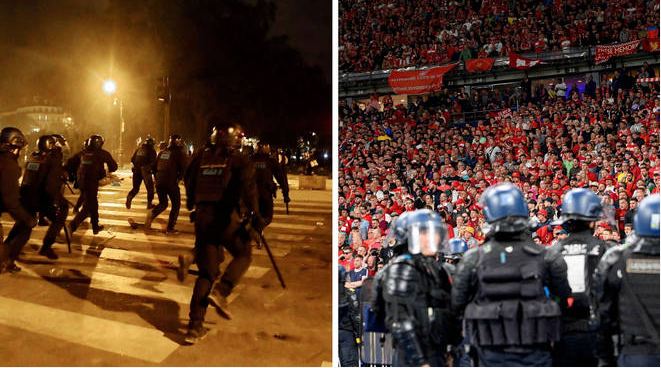 Riots in the Paris final / Police support Liverpool fans and demand the removal of the minister (video-photos)