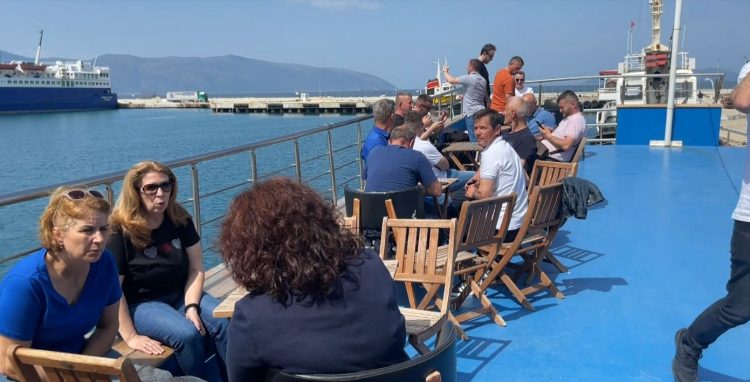 Everyone in Vlora / Foreigners and locals open the tourist season themselves
