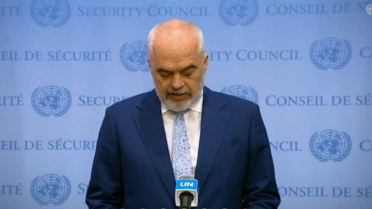 Rama from the UN headquarters: Impunity must remain history