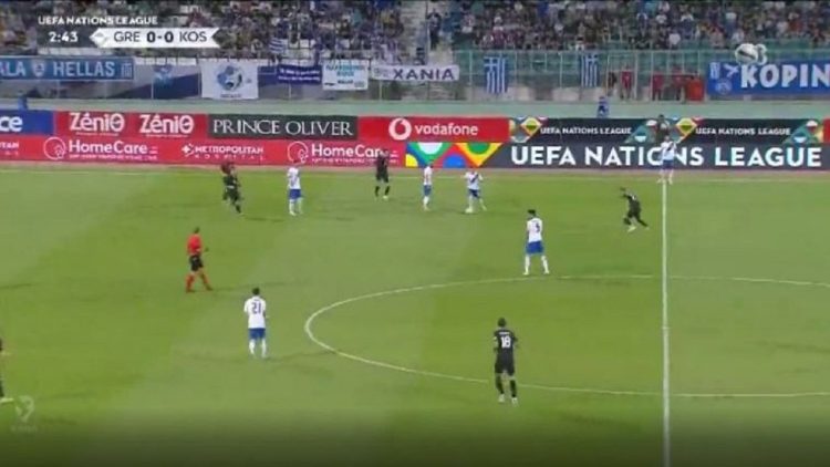 The first half closes / Kosovo suffers against Greece, but keeps the net intact