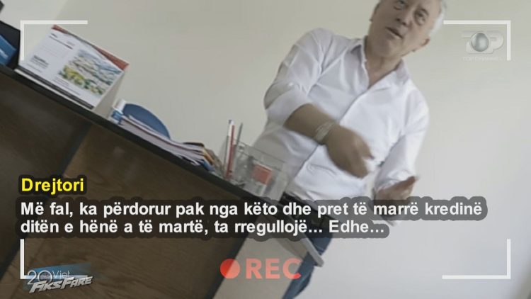 Fiks Fare / “Bought a house in Tirana”, the employee steals pensions and disappears.  Director: Will pay them back when he gets the loan!