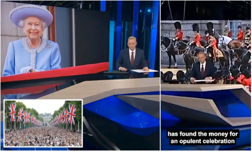 Putin’s media mocks ‘exaggerated’ celebrations of British queen, warns of power outages (photos)