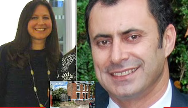 An economics lecturer who worked at a university with an Italian woman is accused of killing her at their home in Britain (photos)