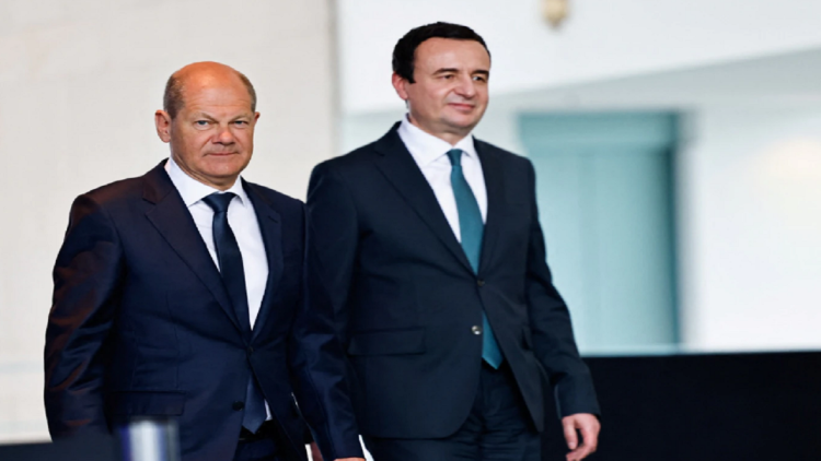Scholz kicks off his two-day visit to the Balkans with Kosovo today