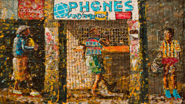 A truth that hides a lot / Rare artist amazes with portraits created from plastic waste (Photo)