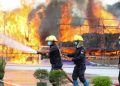 Drugs in flames! Half a billion dollars worth of narcotics set on fire in Myanmar