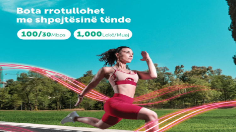 ALBtelecom promotes the fixed network with the offer of high speed internet 100 Mbps