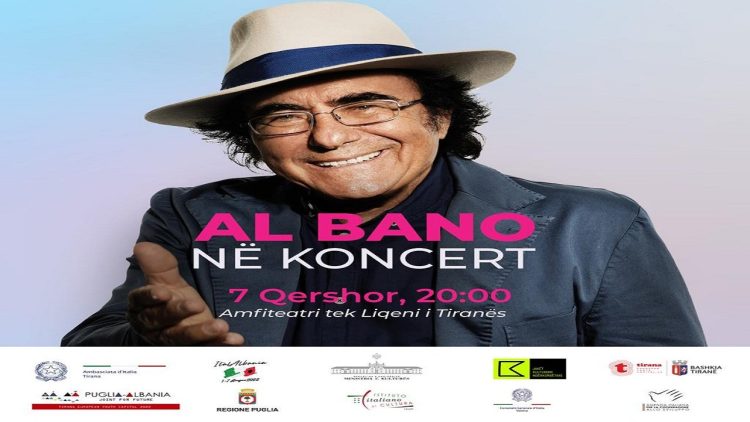 Al Bano in Tirana / Concert tonight at the Lake Amphitheater
