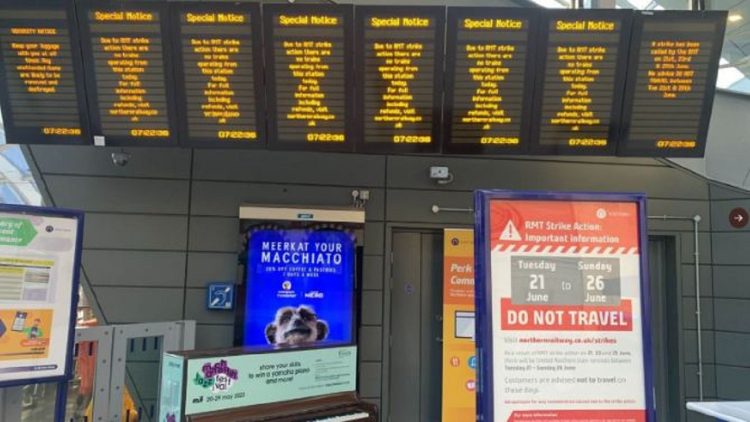 Railway strikes / Work from home has left many jobs unaffected