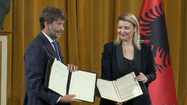 Agreement with Italy, the Italian Minister of Culture comes to Tirana