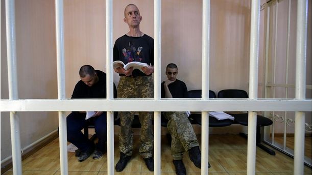 Three Ukrainian foreign fighters sentenced to death in Donetsk, eastern separatist region (photos)
