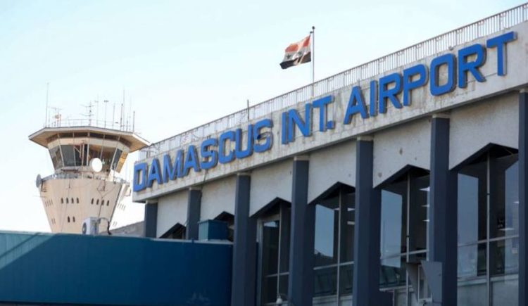 Damascus airport runway, unusable after Israeli airstrikes on Syrian capital (photos)
