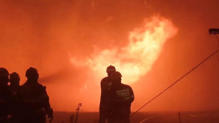 Heat wave/ Fires “invade” the Czech Republic, cities are filled with smoke