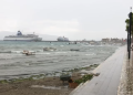 The storm is coming/ Rain and wind all over the country! The beaches are empty, stones fall from the mountain in Elbasan