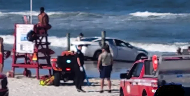 ‘Terror continues’ as out-of-control car plows Florida, USA beach with people (Video-Photos)