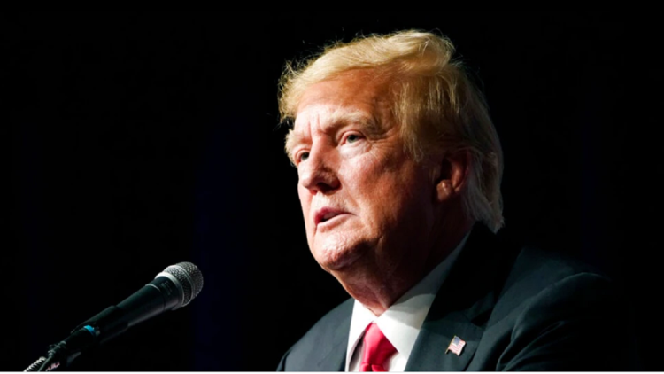 Donald Trump returns to Washington for a political speech