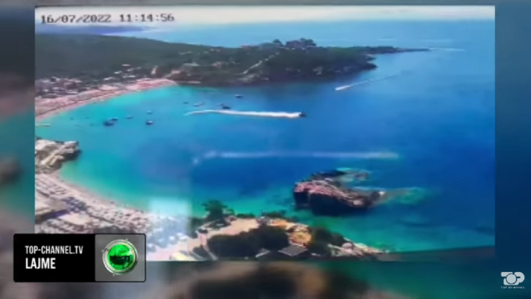 He lost control of the dinghy and crashed into the two vacationers in Jal, the 37-year-old was handcuffed