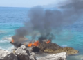 Pursued by the Guardia di Finanza since yesterday, the dinghy is found burnt in Laç