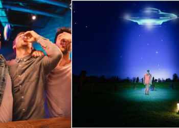Groom kidnapped by ‘green aliens’ during bachelor party in Budapest (photos)