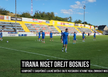 Tirana leaves for Bosnia, the champions will play the return match in Mostar