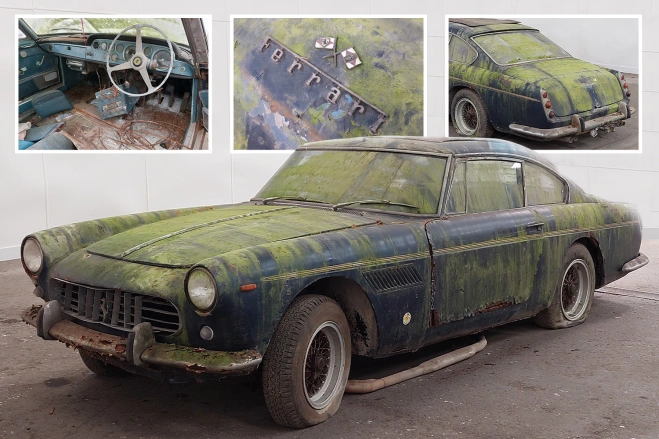 Classic Ferrari rotted for 40 years in plevica, sold for $140,000 for special reason (photos)