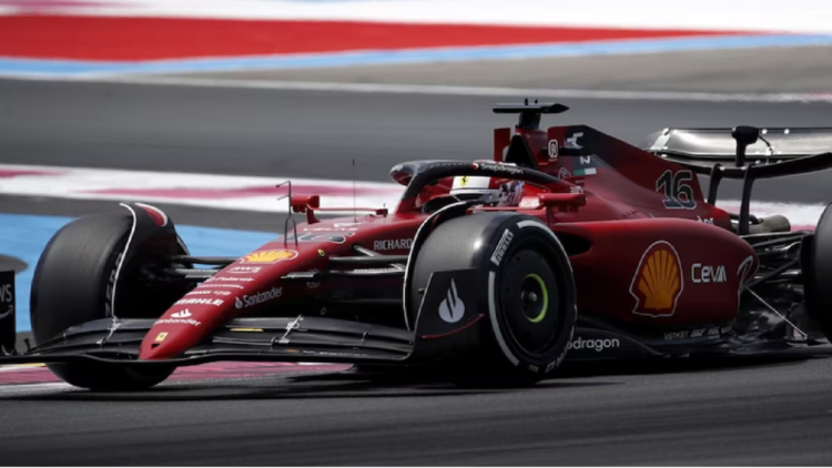 Leclerc sets the best time, starts first in France