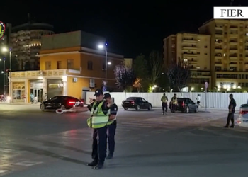 Mass road control in Fier!  2348 drivers are processed administratively
