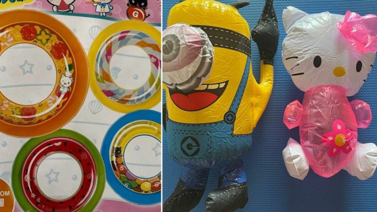 Water toys and water toys with high chemical content! 2,000 dangerous articles for children are blocked