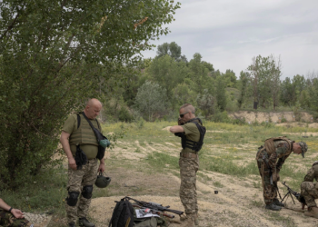 Ukrainian fighters and foreign volunteers hinder the Russian advance