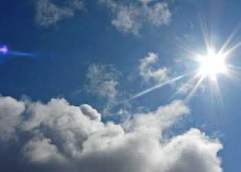 Clear and cloudy, weather for today