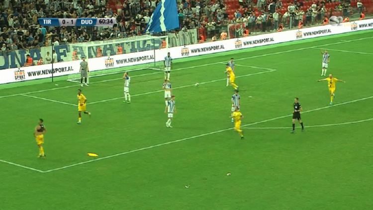 Tirana leaves the Champions League, the white and blue were defeated by Dudenange in Air Albania with the result 2-1