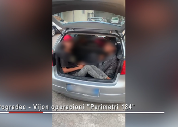 While helping four immigrants cross the border, the young man from Tirana was arrested