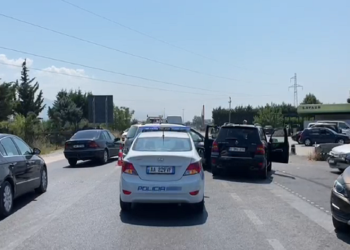 Another accident at the intersection of Rrila in Lezhë, three cars collide with each other