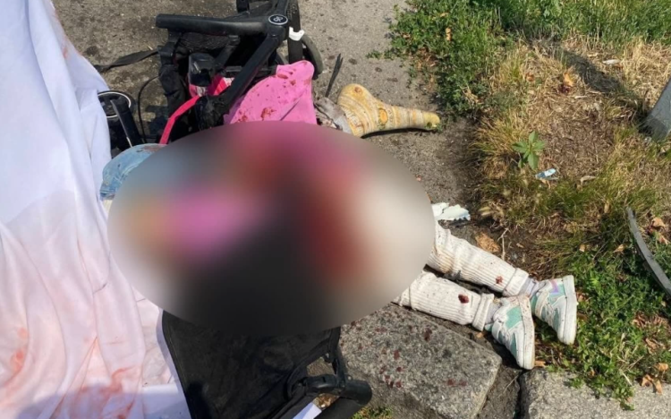 The shocking video: The last moments of the 4-year-old girl killed by the Russian attack in Vinnytsia!