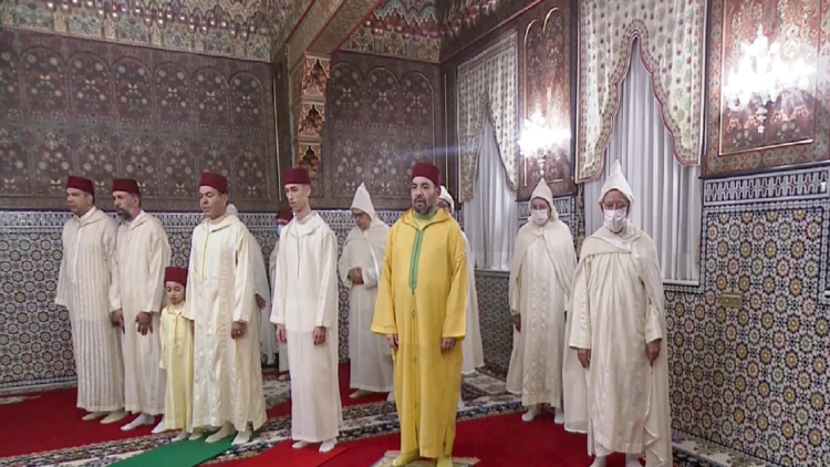 After the difficult period of infection with Covid, the king of Morocco makes his first public appearance