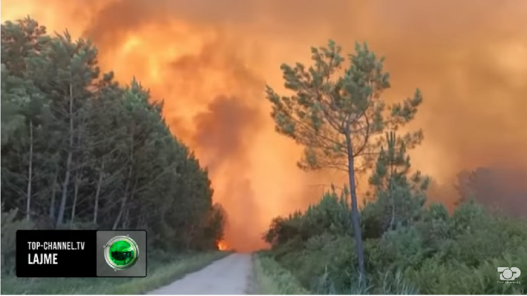 Fires erupt in the south of France, Canada sends tanker planes!