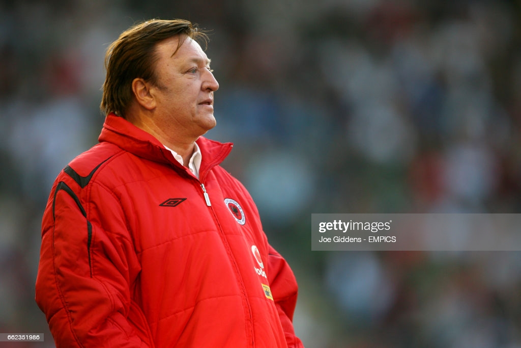 Otto Baric, Albania Coach  (Photo by Joe Giddens - PA Images via Getty Images)