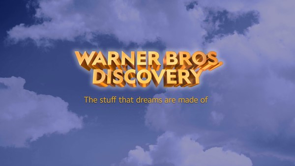 The initial “Warner Bros. Discovery” wordmark for the proposed company.